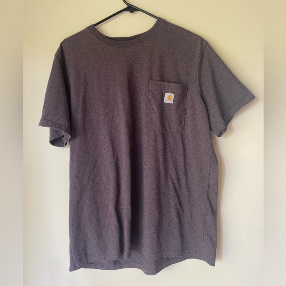 Carhartt Short Sleeve Crew Neck Relaxed Fit T Shirt with Pocket Women’s XL